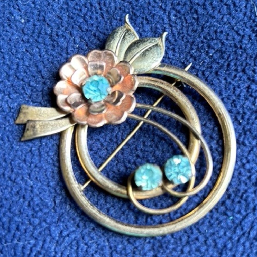Vintage Harry Iskin Gold Filled Brooch